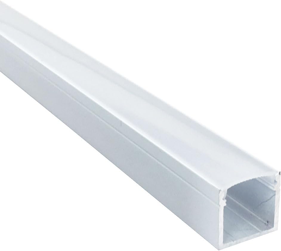 Nora Lighting NATL-C26W 4' Al Channel, Deep,Includes N Decor White