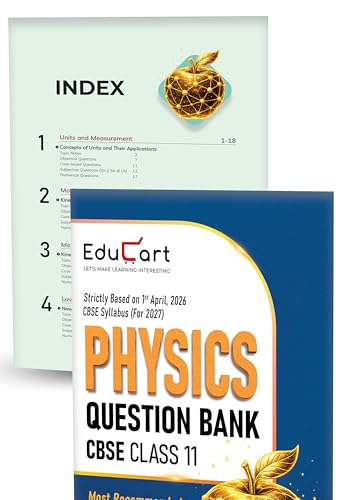 Image of Educart CBSE Class 11 Question Bank Set of 4 (2026-27) | Physics, Chemistry, Biology & English Core | NCERT Chapter-wise PYQs, MCQs & Case-Based Qs | 2027 Exams