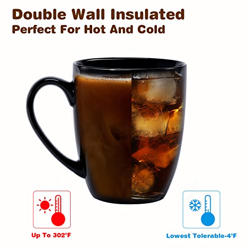 image for Urbanstrive 16 oz Large Coffee Mug with Handle Tea Cup Novelty Coffee 