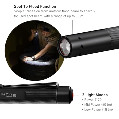 Ledlenser P4 Core lampe torche LED compacte 120 lm à piles AAA - 3