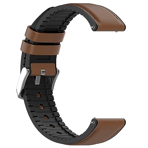 Correa 22mm de cuero y silicona para smartwatch K52 miniatura 6