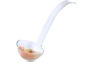 Versatile and Durable Glass Ladle for Effortless Punch Serving