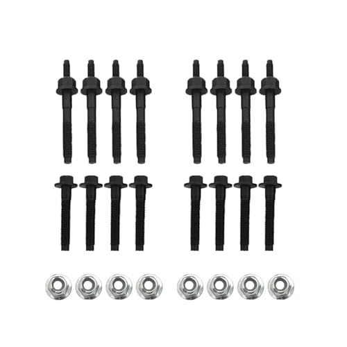 Image of Exhaust Manifold Gasket Repair Set with Bolts Studs and Nuts for 2003-2008 Dodge Ram 1500 2500 3500 5.7L for 2005-2008 Chrysler 300 Jeep Grand Cherokee Dodge Magnum