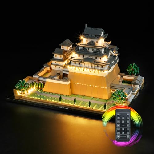 DALDED LED Lighting Kit for Lego Landmarks Collection: Himeji Castle 21060, LED Light Compatible with Lego 21060 Building Block Models - NOT Included The Model Set