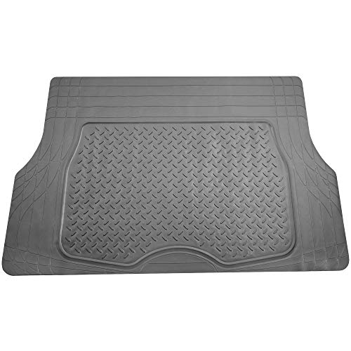 Image of FH Group ClimaProof Universal Cargo Mat - All-Weather, Trimmable Trunk Mat (48 inch W x 32 inch D) - Fits Most Cars, SUVs & Trucks - Gray