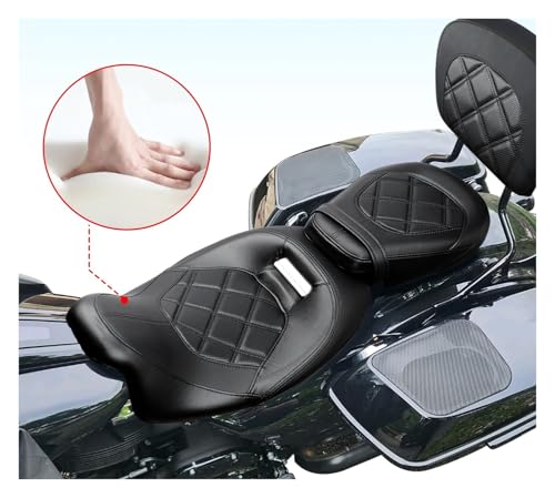 Asiento doble para Road King Special Classic con respaldo para viajes largos 4