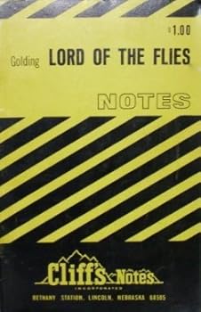 Paperback Cliffs Notes Lord of the Flies [Unknown] Book