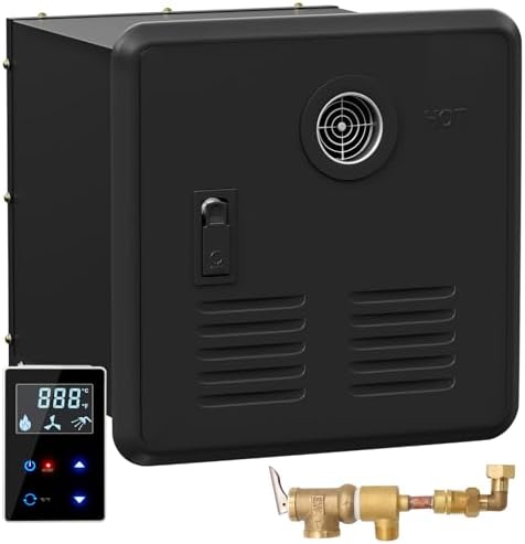 APUS 68,000 BTU RV Tankless Water Heater - Propane Gas, 3.9 GPM, 12V, With Multi-Function Controller