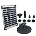 Ketuan Solar Water Panel Power Geyser Pump Kit Pool Garden Pond Watering Submersible - Upgraded Mini Solar Powered Fountain Pump Adjustable Flow (White)