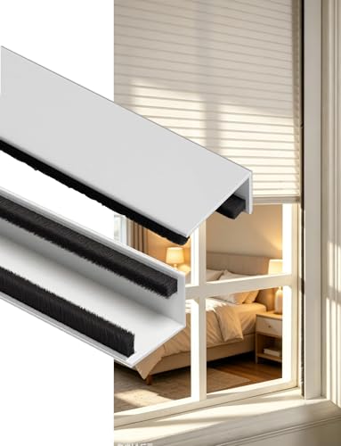 Bloqueadores de luz de PVC para persianas de dormitorio, 2 tiras opacas de 60 cm. 2
