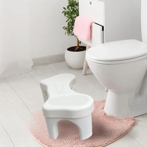 Toilettenhocker für Erwachsene, Badezimmerhocker für Komfortables und Gesundes Stuhlgang, 40x20x13.4cm