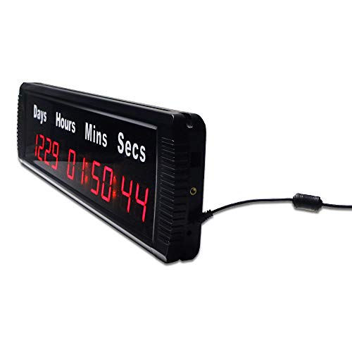 Reloj de pared LED GANXIN cuenta regresiva digital miniatura 7
