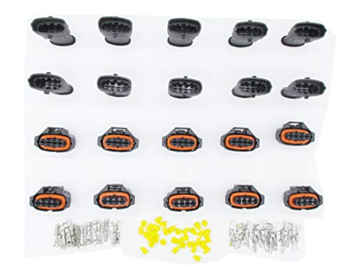 CNKF 10 Set 4 Pin Maschio Femmina Spina sigillato