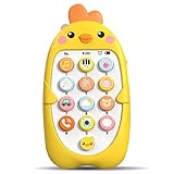 🎁【Bestes Geschenk】baby telefon ist ein leichtes und tragbares Zauberspielzeug, mit dem Ihr Baby drinnen und draußen spielen kann. Helle Farben, Musik, Lichter und Geräusche stimulieren die sensorische Wahrnehmung des Babys. Es hilft, die Hände, Fähigkeiten, das Erkennen, Berühren, Hören, Lernen, die Diskriminierung und die Neugier des Babys zu verbessern.