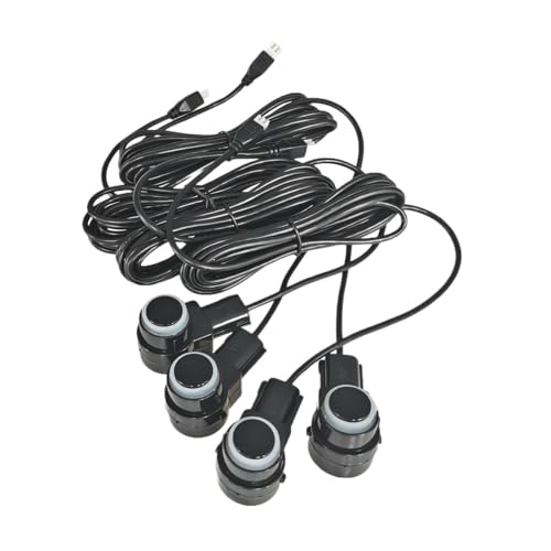 ayuda stacionamiento PDC Sensor de aparcamiento para coches, Radar de aparcamiento asistencia de estacionamiento inteligente sensores planos 14mm sonido Radar inverso