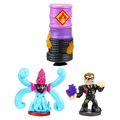 Legends Of Akedo Powerstorm Official Rules Starter Pack Legendary Kick Attack 3 Mini Battling Action Figures With Training Practice Piece And Exclusive Joystick Controller #TOP3