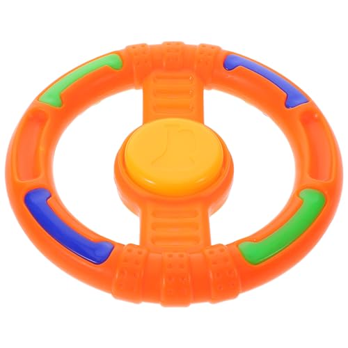 Abaodam 加厚ステアリングホイール おちゃ 幼児向け運転シミュレーター 手指協調と認知発達促進 遊びながらモーター技能強化 車ハンドル 知