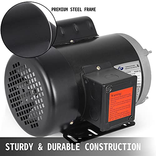 Mophorn Air Compressor Motor, 3/4 Hp Single Phase Electric Ac Motor 1725Rpm Reversible 115V 230V 56 Frame Electric Motor For Air Compressor General Equipment #TOP5