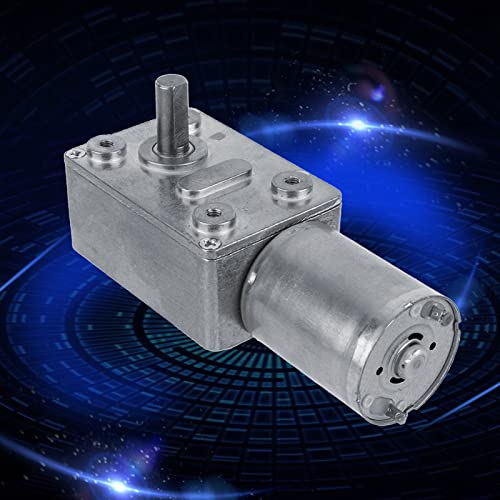 DC 12V Schneckengetriebemotor Mit Drehmoment CW/CCW Drehzahlminderungsmotor Wendbarer Getriebemotor Für Fenster Türöffner Miniaturwinden (40RPM)