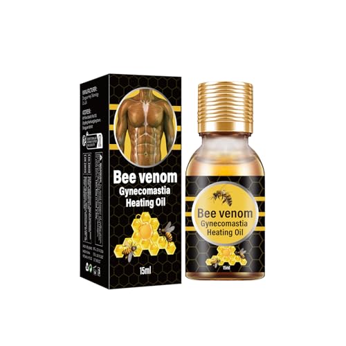 Bee Venom Gynecomastia Oil, Easy to use with Natural Extracts, Natural Bee Venom Oil for Strengthen The Chest Muscles
