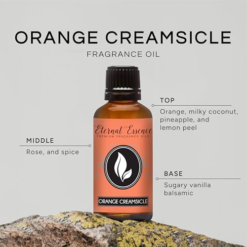 Image of Eternal Essence Oils Orange Creamsicle 30ml Premium Fragrance Oil - for Candle, Soap Making, Aromatherapy, Diffusers, Home Care, & Humidifiers