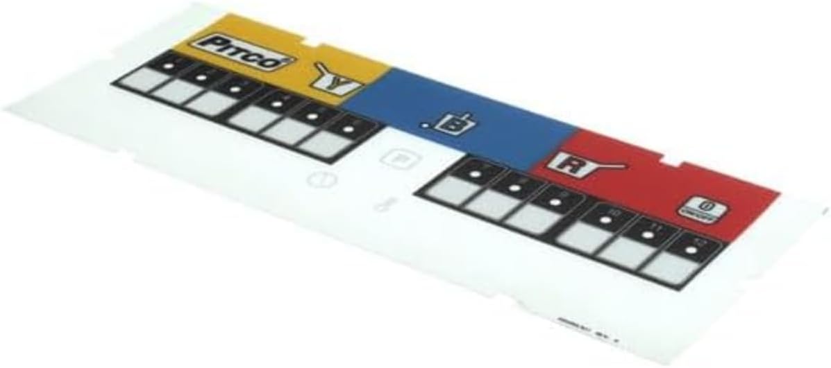 Upgrade Parts A6096301 Replacement for Pitco Label,Ovrelay 3 Zn Blank PTA6096301