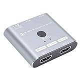 Haute résolution : le commutateur d'interface multimédia HD prend en charge des résolutions jusqu'à 16K 60 Hz, 8K 120 Hz, 8K 60 Hz, 4K 240 Hz, 4K 120 Hz, offrant une bande passante de 48 Gbit/s pour un transfert fluide et à haute vitesse, tout en restant rétrocompatible avec toutes les résolutions standard.