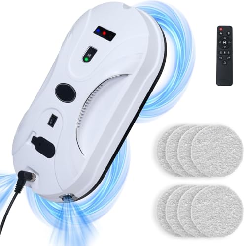 Verymodel Robot Inteligente De Limpieza De Ventanas Con Spray De Agua Dual Automático, Limpiador De Ventanas Robot Planificación Inteligente De Caminos, Control Remoto, Tecnología De Detección De Verymodel Robot Inteligente De Limpieza De Ventanas Con Spray De Agua Dual Automático, Limpiador De Ventanas Robot Planificación Inteligente De Caminos, Control Remoto, Tecnología De Detección De