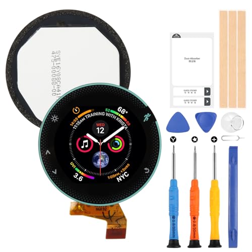 Pantalla para Garmin Forerunner 235 235J 230 Watch LCD Pantalla Táctil Asamblea Reemplazo Pantalla de Cristal Digitalizador con Kit de reparación (Azul)