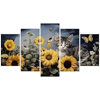 AIRDEA Sur pied Croissant de Lune Diamond Painting Double Face Adulte, 5D DIY Forme spéciale Fleurs de Rêve Peinture Diamant Décoration de table Adulte, Diamant Painting pour Décoration de bureau