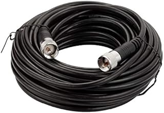 RG8x Coaxial Cable, CB Coax Cable, 50ft UHF PL259 Male to Male Low Loss CB Antenna Cables, 50 Ohm for HAM Radio, Antenna Analyzer