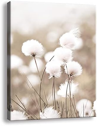 Canvas Wall art for Living Room Modern Wall Painting for Bedroom Floral Bloom Blossom Close Up Pictures Prints on Canvas Size 11.5"x15" Framed Wall Decoration Dandelion Flower Pictures Poster Picture Artworks for Bathroom/Hallway and Office Wall Decor A-227