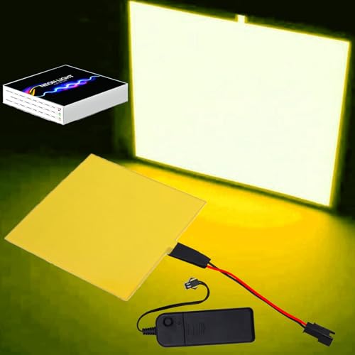 Fil lumineux électroluminescent découpable jaune pour customisation