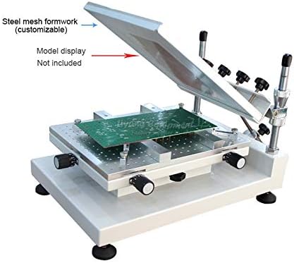 Miniatura 3 de CGOLDENWALL Impresora de plantillas de alta precisión Máquina de impresión de pantalla SMT Máquina de impresión de seda Impresora de PCB Impresora