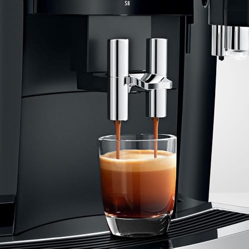 Jura 1535899 S8 Automatic Coffee and Espresso Machine - Piano Black - Recertified