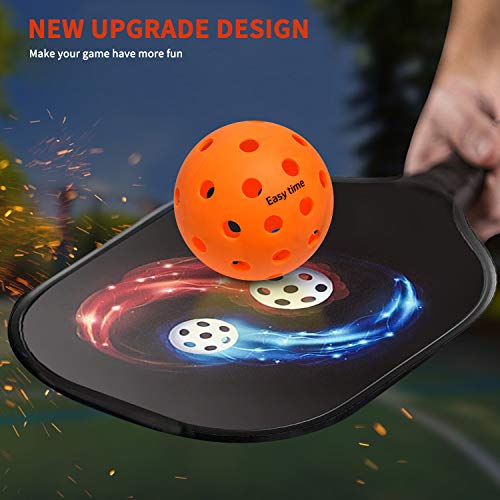 EasyTime Outdoor Pickleball Balls 40 Small Precisely Drilled Holes Perfect for Outdoor Pickleball Games (Outdoor-12 Pack) - Thumbnail 6