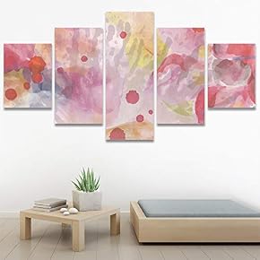 SIGNWIN 5 Panel Canvas Wall Art Modern Art...