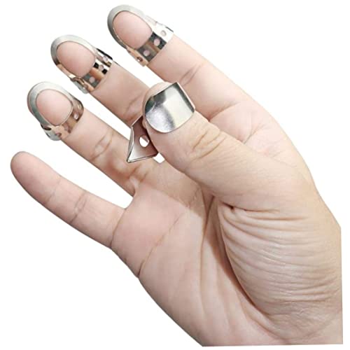 Rachlicy Picks de Doigt Chèques de Pouce de Guitare Plectrum Plectrum Picks Set Guitare et Banjo Taille Picks A réglable… - Les Beatles, Paul McCartney, John Lennon, RIngo Starr, George Harrison Rachlicy Picks de Doigt Chèques de Pouce de Guitare Plectrum Plectrum Picks Set Guitare et Banjo Taille Picks A réglable… – Image 3