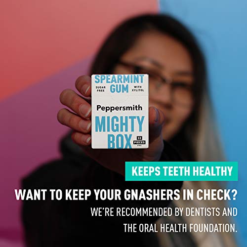 Peppersmith 100% Xylitol Chewing Gum Spearmint, 50 Gr #TOP4