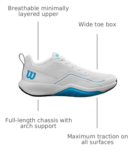 Image of WILSON Men's Rush Pro Lite Tennis Shoes