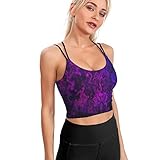 【Komfortables Design】Damen Sportweste hat keine Stahlfelgen. Das Brustpolster ist so konzipiert, dass es abnehmbar ist, um Ihre täglichen Bedürfnisse zu erfüllen.