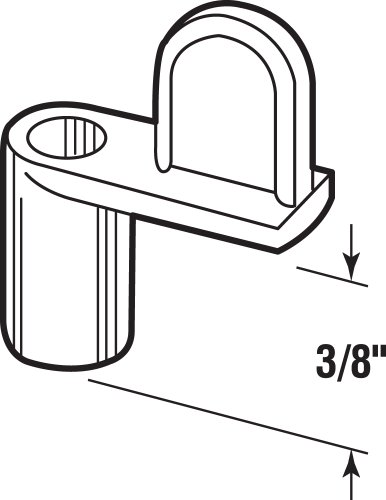 Prime-Line L 5764 Screen Clips, 3/8 In., Diecast Zinc, Silver (8 Pack) image 5