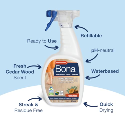 Image of Bona Hardwood Floor Cleaner Spray - 32 fl oz - Cedar Wood Scent
