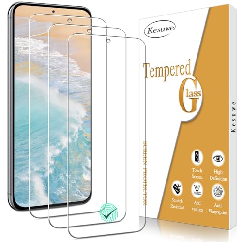 Kesuwe 3 Pack Screen Protector for Samsung Galaxy S23 Plus 5G
