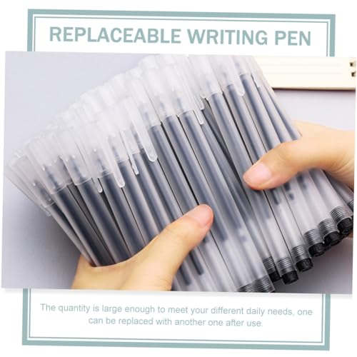 50 bolígrafos portátiles ergonómicos de tinta marrón miniatura 3