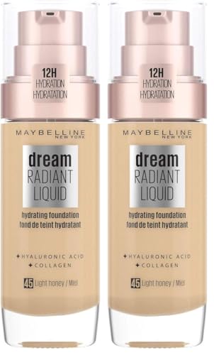 Base de maquillaje fluido, Dream Satin (Paquete de 2)