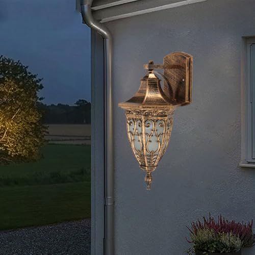 Lanternes murales extérieures vintage au design industriel noble pour porte - 6