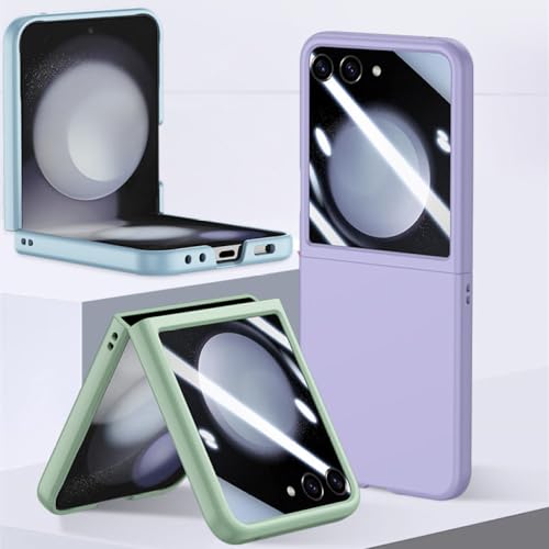 Coque Galaxy Z Flip 5 rigide mate noire et protection verre premium - 3