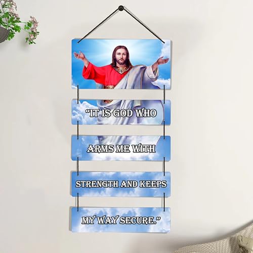 Image of EXPLEASIA Decorative Wall Hanging Wooden Art Decoration Item for Home Office Living Room Decoration Items Home Decor Gifts Wall Art Wall Decoration Gift items (My Way Secure)