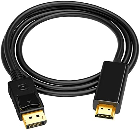 Multibao DisplayPort DP to HDMI Cable, 4K Resolution, Display Port (DP) to HDMI Lead for Monitor,PC,Laptop,Projektor (1 Metre)